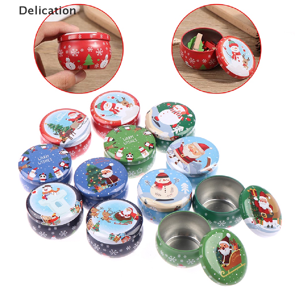 Hộp Đựng Trang Sức 2.2OZ mini Phong Cách Giáng Sinh