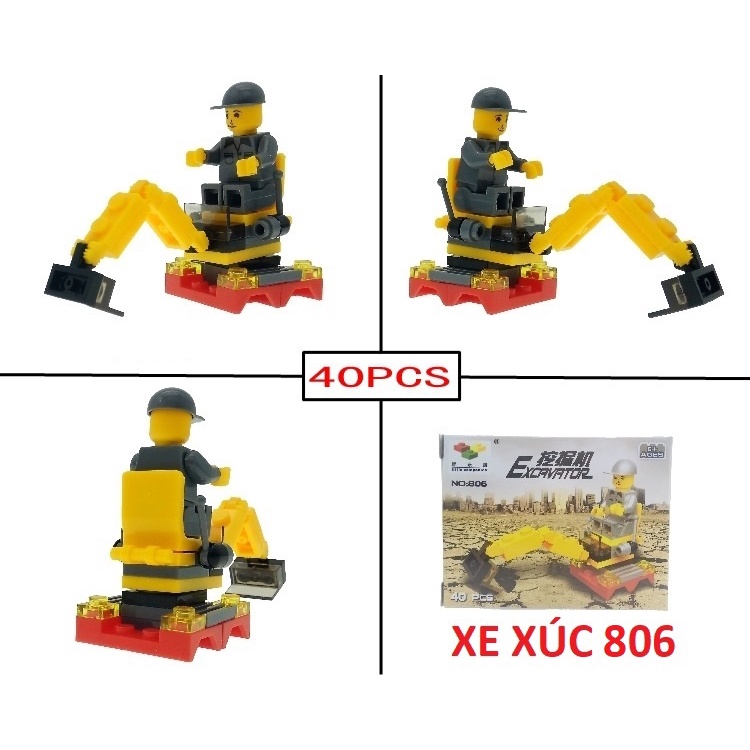 Đồ chơi lego lắp ráp mô hình xe mini giá rẻ