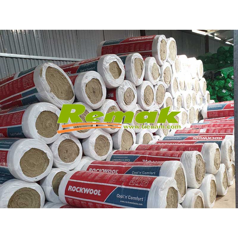 Bông Cách nhiệt Rockwool Thái Lan Bông khoáng Dạng cuộn Remak