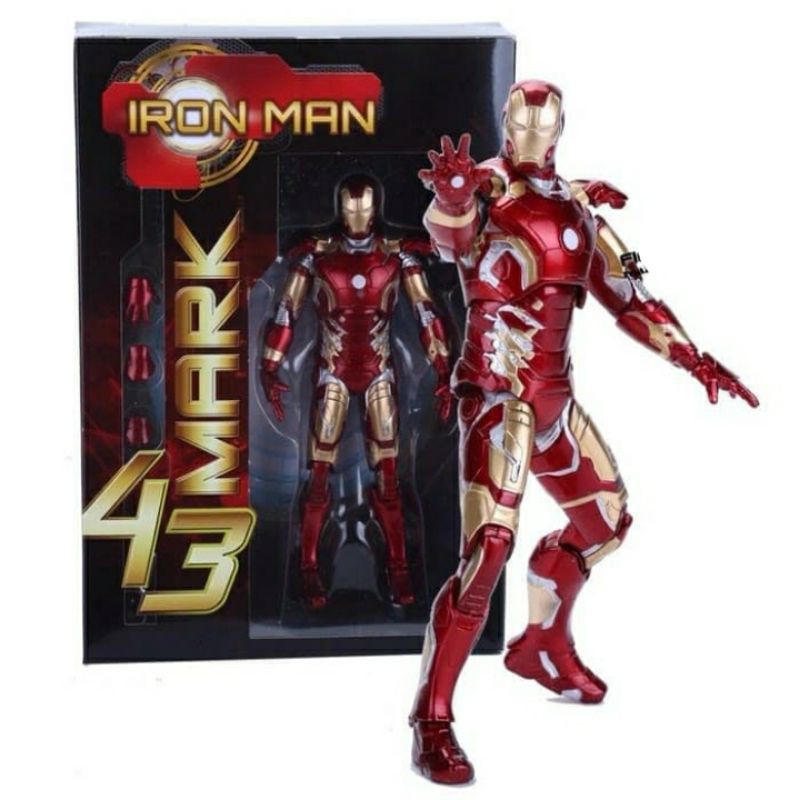 Mô Hình Nhân Vật Iron Man Mark 43 Chất Lượng Cao Marvel