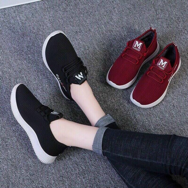 GIÀY THỂ THAO BUỘC DÂY NỮ SNEAKER THỜI TRANG TRẺ TRUNG NĂNG ĐỘNG GIÁ RẺ [ẢNH THẬT]