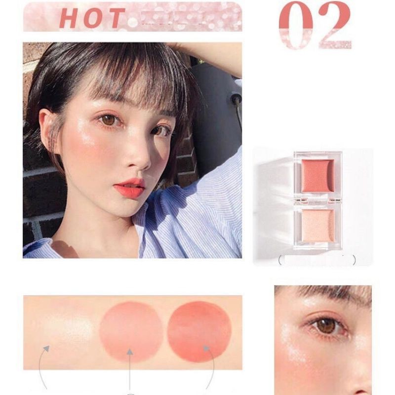 [HOT SIÊU RẺ ] Phấn má bắt sáng tự nhiên 2 màu Magic Casa | BigBuy360 - bigbuy360.vn