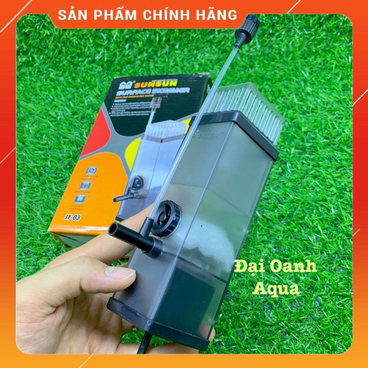 Lọc váng SunSun JY-03 - Lọc Váng Mặt Nước Cho Bể Cá Cảnh, Bể Thủy Sinh