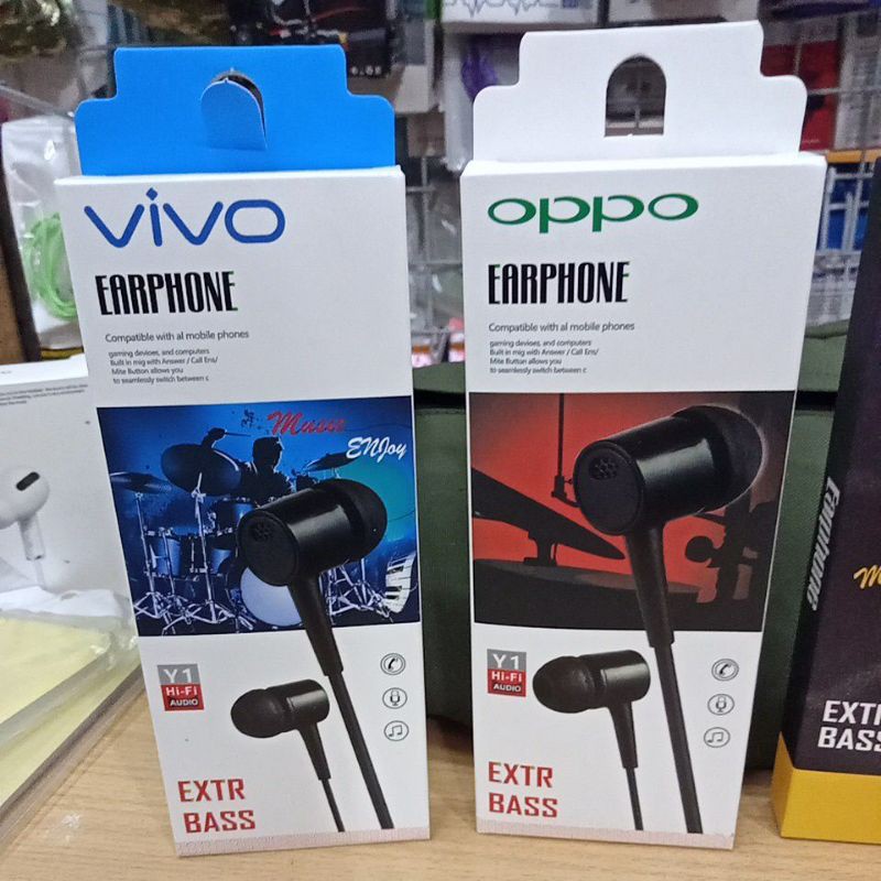 Tai Nghe Bluetooth Y1 Âm Thanh Sống Động Chất Lượng Cao Cho Samsung Xiaomi Vivo Oppo Realme