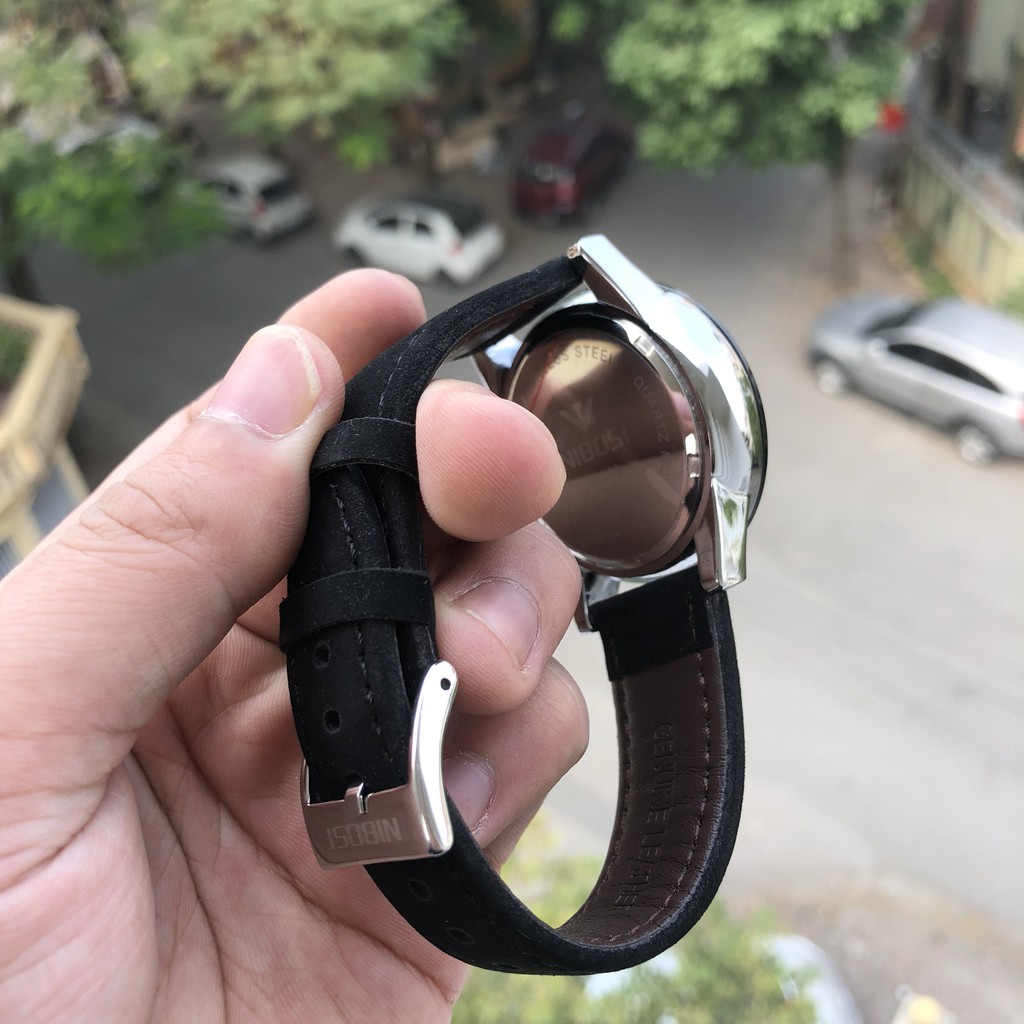 [Tặng vòng tay] Đồng hồ nam NIBOSI chính hãng NI2328.09 Fullbox dây đeo hợp kim