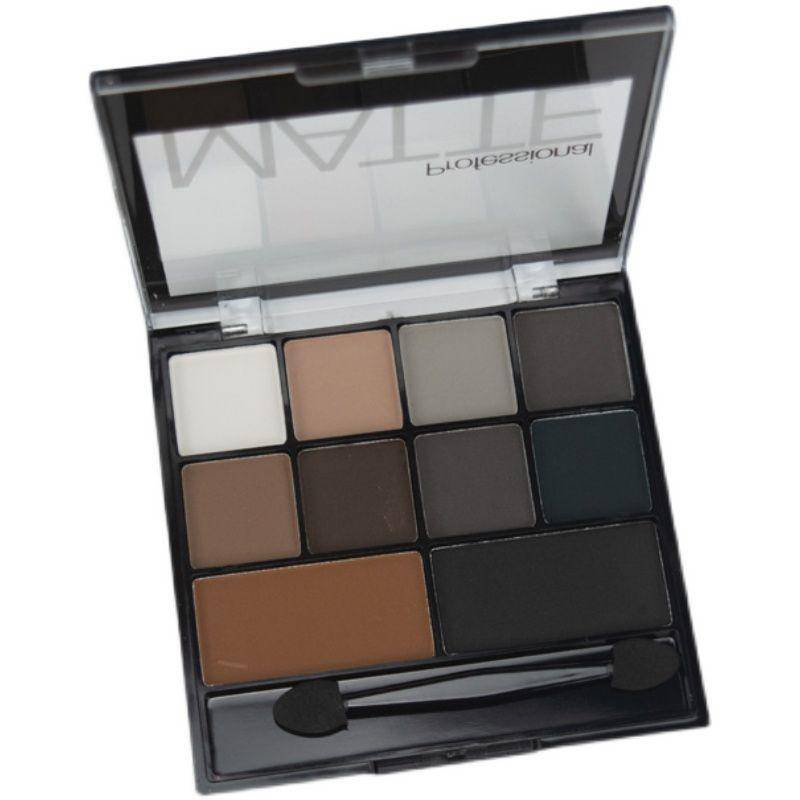 Bảng phấn mắt màu đen / xám đậm / nude chất lượng