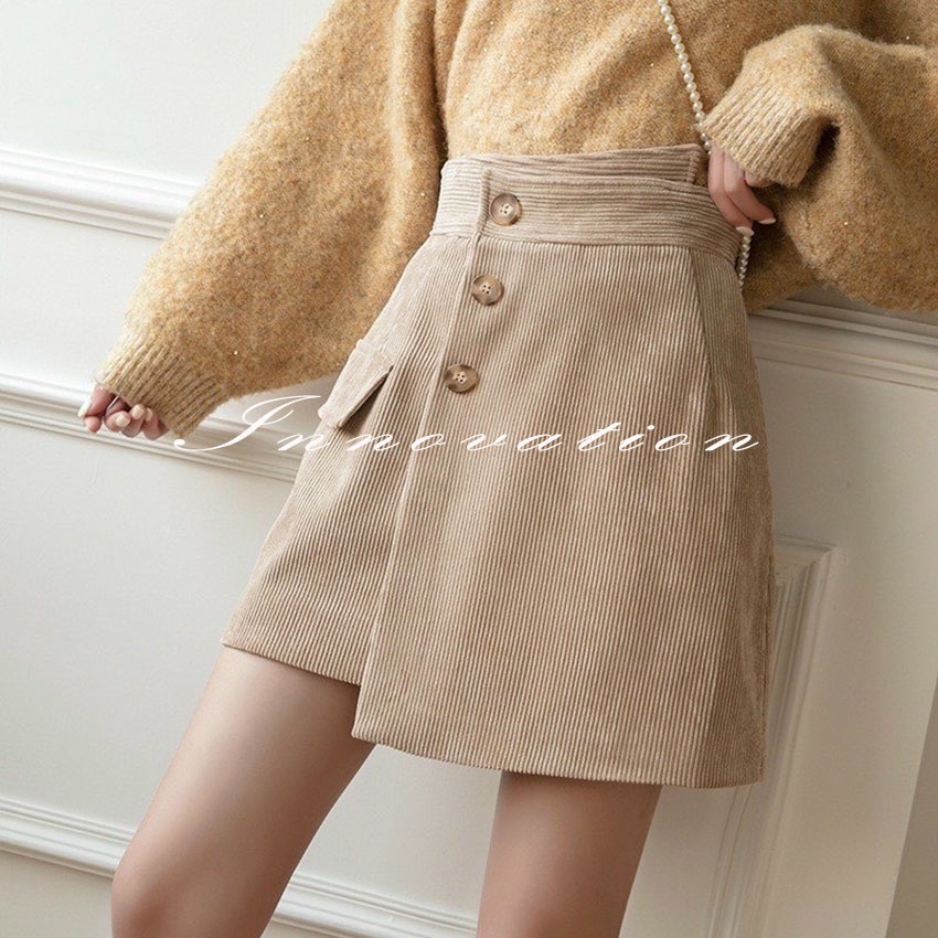 Váy Nhung Tăm 3 Cúc BIGSIZE Váy Kiểu Cạp Lưng Xếp Chéo Form đẹp TA-551