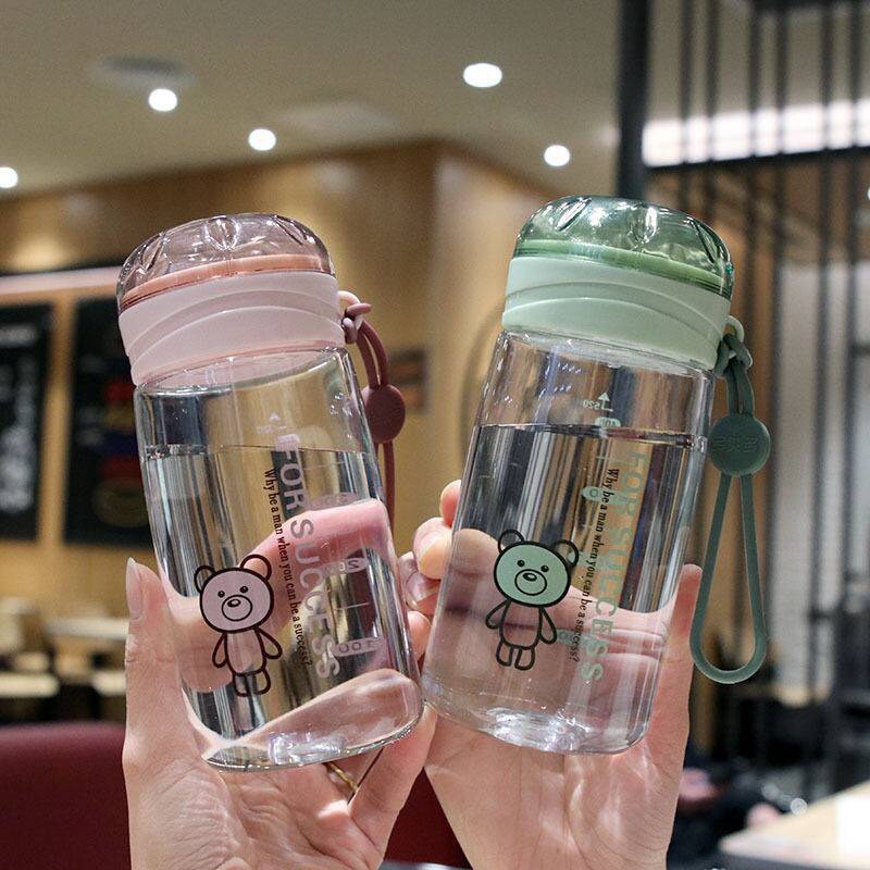 BÌNH ĐỰNG NƯỚC TRONG SUỐT TOUMTOU NHẬT BẢN 520 ML