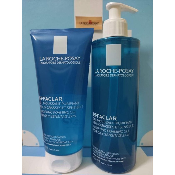 Sữa rửa mặt làm sạch cho da dầu nhạy cảm La Roche Posay Effaclar Gel 200ml/400ml