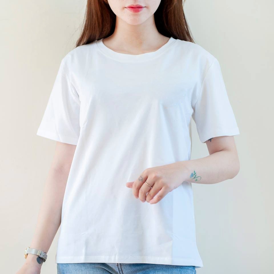 Áo thun ngắn tay unisex nam nữ nhiều màu - Áo phông basic form rộng chất cotton