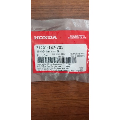 ♥ Bộ chổi than máy đề xe Dream, Wave 100 ,wave s110 ab,lead,vision chính hãng Honda ♥