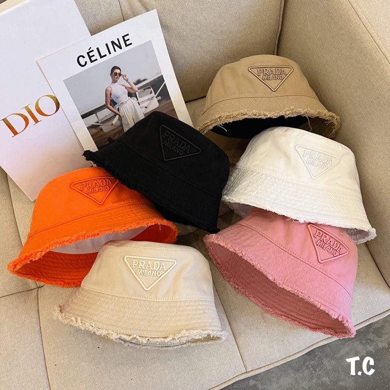 Nón bucket PRD rách hàng thời trang cao cấp ms14236