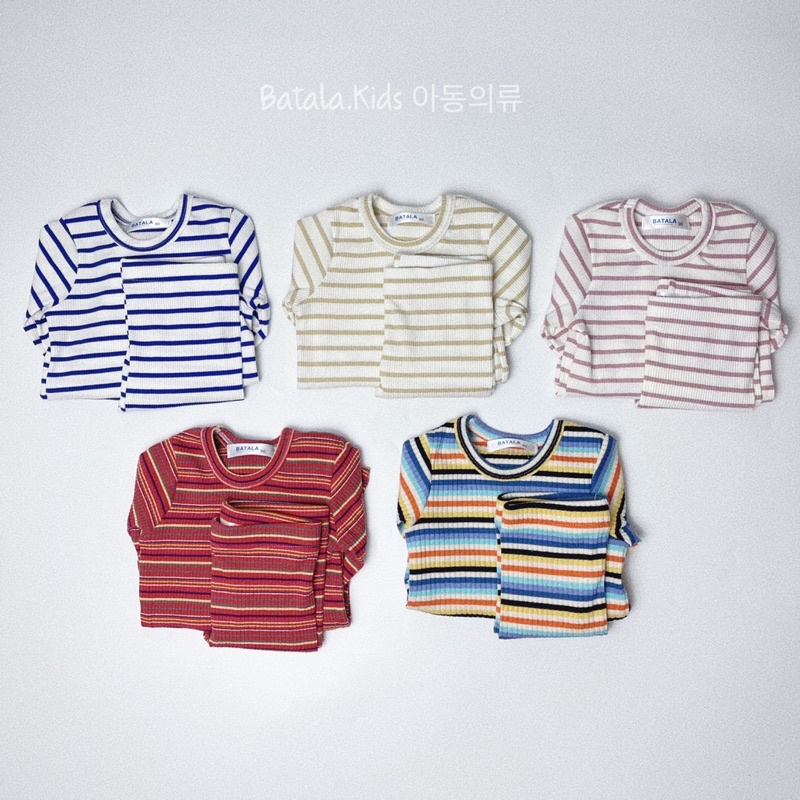 Set giữ nhiệt trẻ em Batala kids, bộ quần áo dài tay thu đông cho bé trai bé gái từ 8-25kg