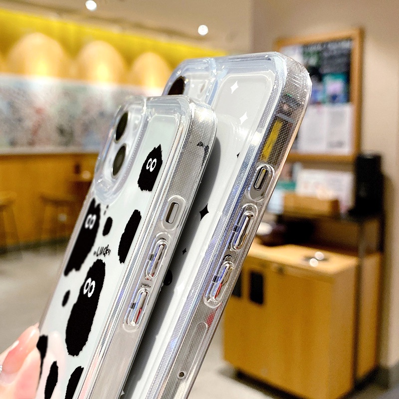 Ốp Điện Thoại Trong Suốt Hình Động Vật Thời Trang Cho iphone 11 13 7 8 Plus 12 13Pro Max X XS Max 7 8 SE 2020