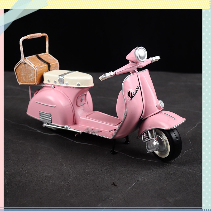 Mô Hình Xe Vespa Phong Cách Vintage