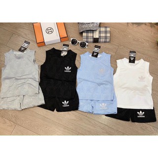 Bộ ba lỗ Adidas bé trai 7kg - 18kg thun cotton thông hơi  mát mẻ bibo store