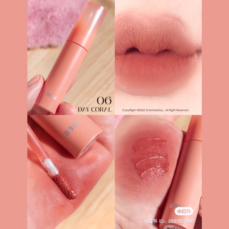 Son kem lì ẩm mịn, lâu trôi Bbia Sheer Velvet Tint