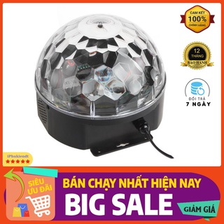Đèn chớp vũ trường led - Đèn sân khấu - bar - vũ trường chớp 7 màu theo điệu nhạc - Hiệu ứng nhấp nháy xoay theo nhạc