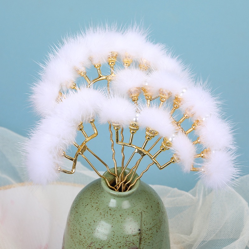 Trâm Cài Tóc Đính Ngọc Trai Phong Cách Cổ Điển Cho Nữ