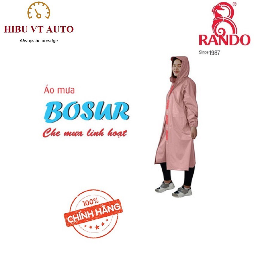 Áo mưa Rando Bosur  che mưa linh hoạt ( APPS20) bảo vệ cho người thân yêu của bạn