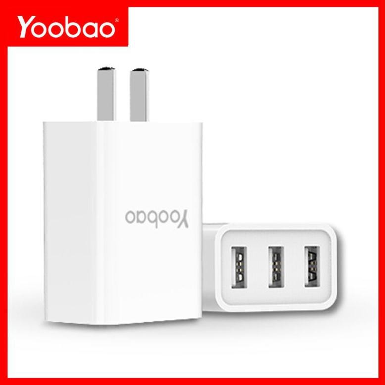 Cốc sạc 3 cổng USB cho điện thoại, máy tính bảng... YOOBAO 723 Yo_0514