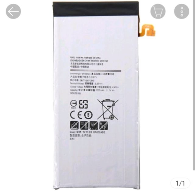 Pin xịn sam sung galaxy  A8 2015