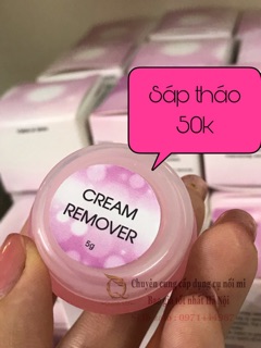 sáp tháo mi hồng không cay