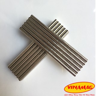 [Set 100 Viên] Nam Châm Vĩnh Cửu Mạ Nikel 5x2 Chất Lượng Tốt