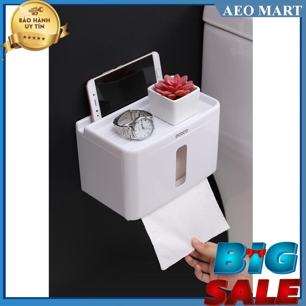 Big sale -  kệ để giấy nhà vệ sinh,Kệ treo giấy vệ sinh đa năng Ecoco D-08 ()