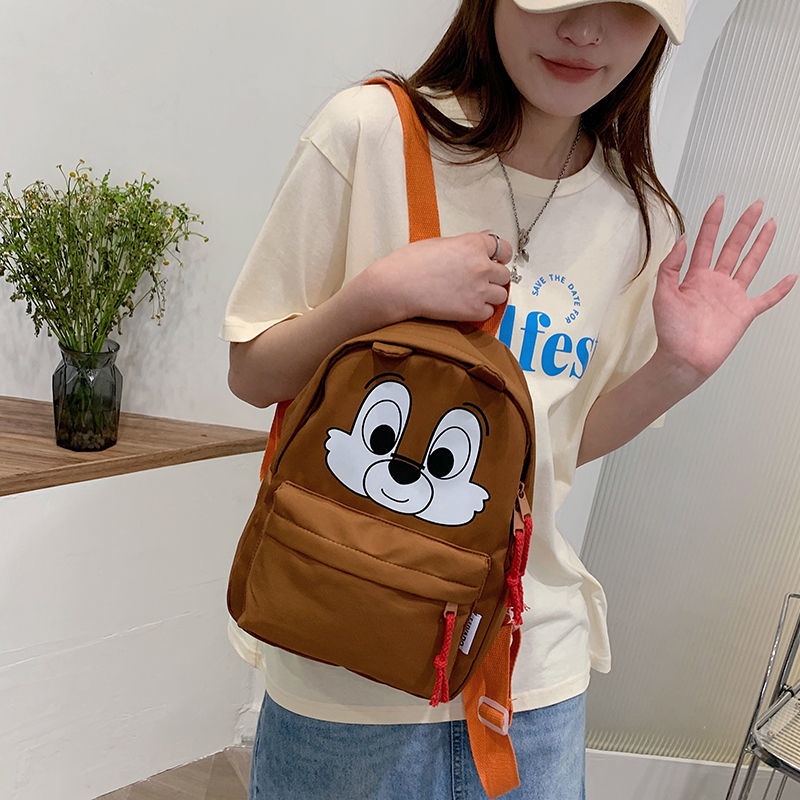 Sullivan Ba Lô Đi Học Họa Tiết Hoạt Hình Gấu Pooh / chipmunk / Quái Vật Kiểu Nhật Bản Dễ Thương