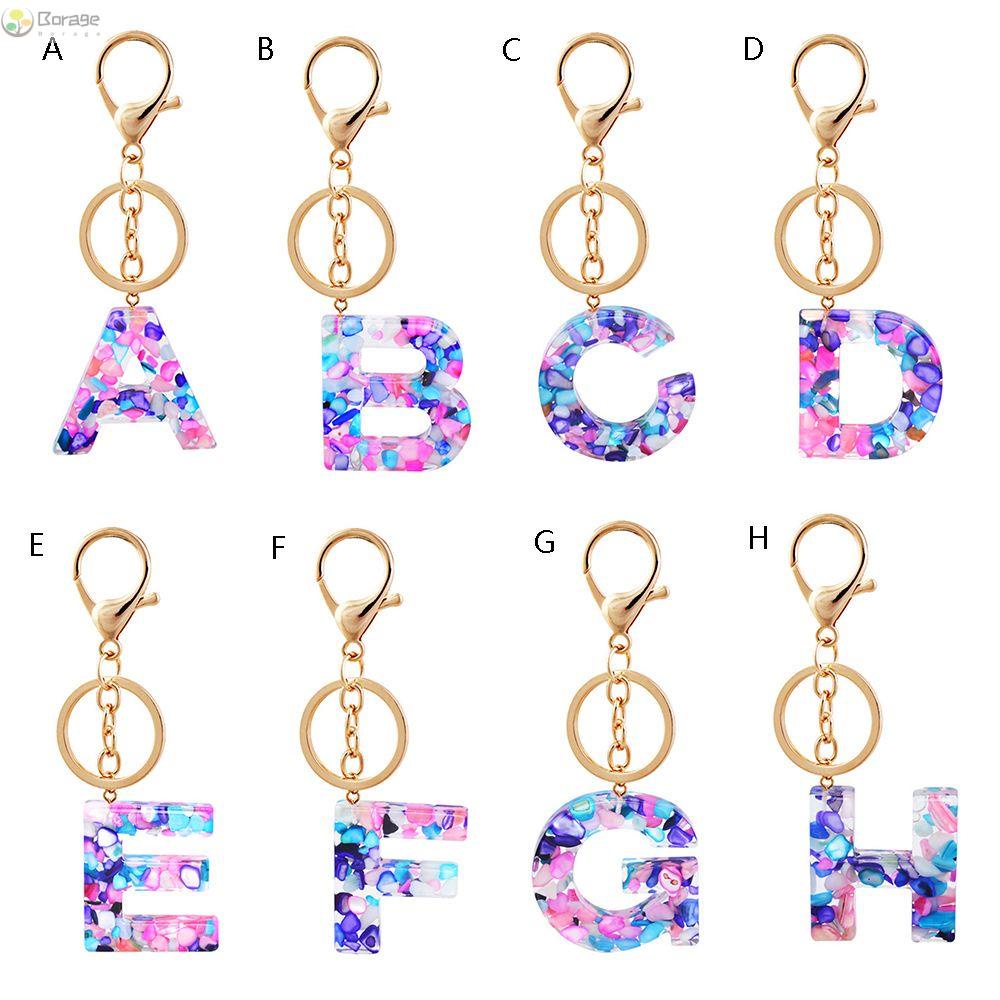 Móc Khóa Nhựa Acrylic Hình 26 Chữ Cái