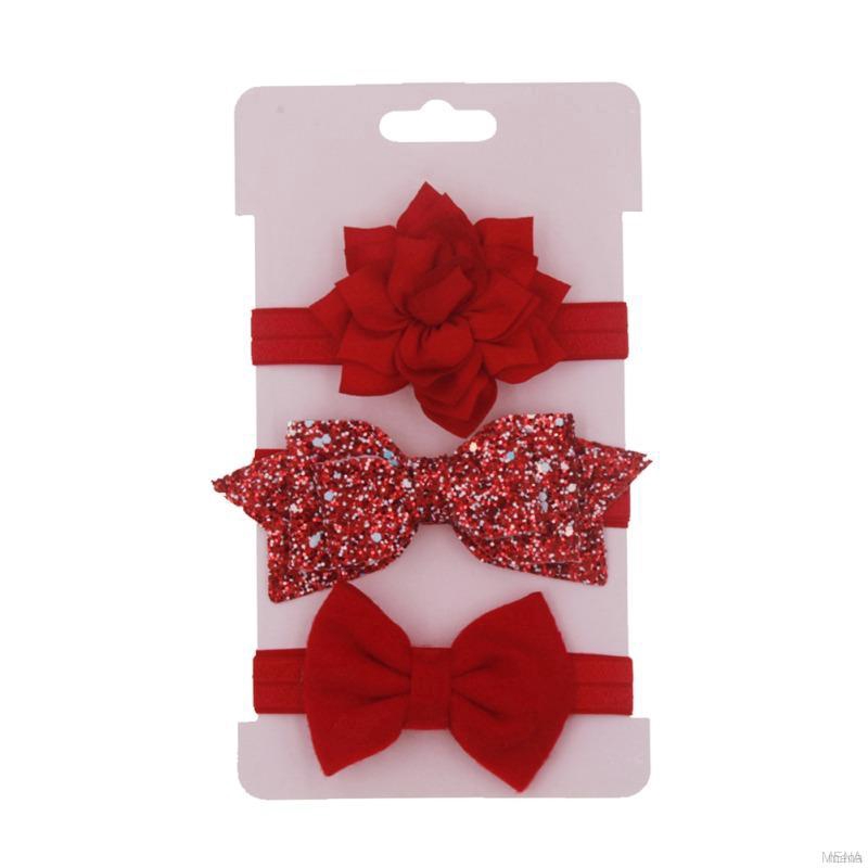 Set 3 băng đô nơ xinh xắn dành cho bé gái