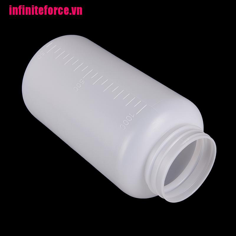 1 Chai Nhựa Trong Suốt Hình Trụ Dung Tích 1000ml