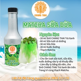 Siro Trà Xanh CHANGTHAI 1 Lít