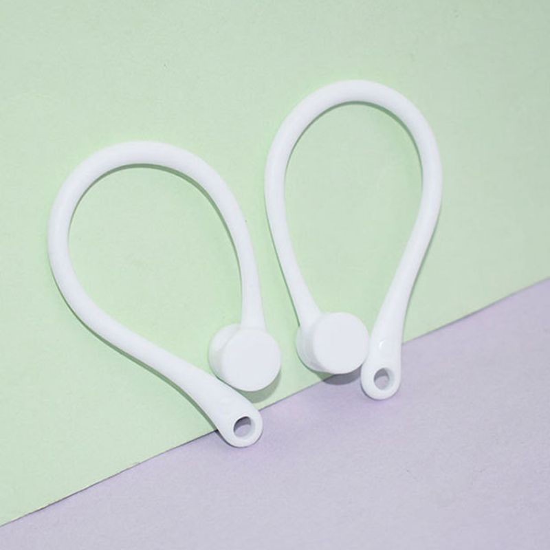 Cặp móc tai silicone mềm chống rơi chống thất lạc cho tai nghe không dây Bluetooth Airpods