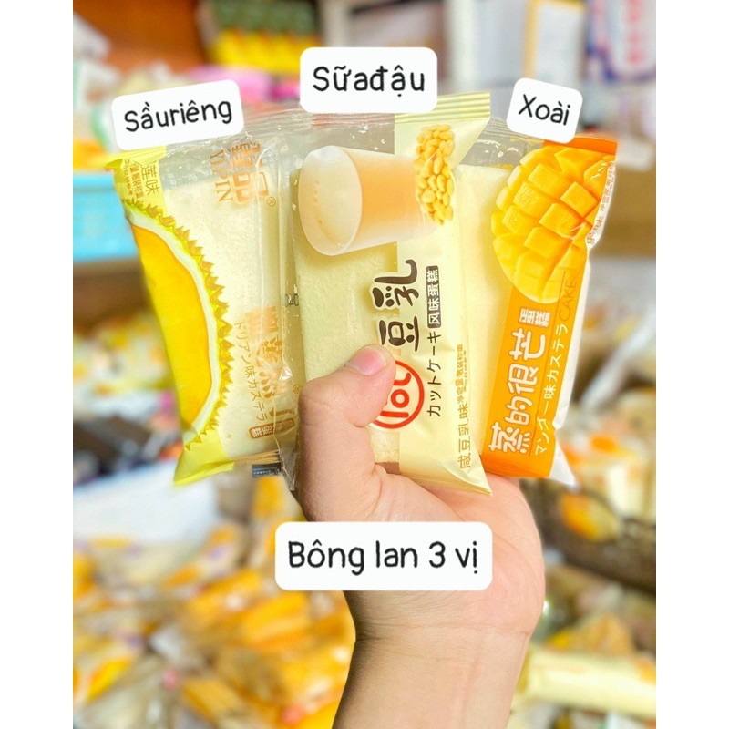 Bánh Bông Lan Yipin Đậu Nành - Sầu - Xoài - dưa lưới