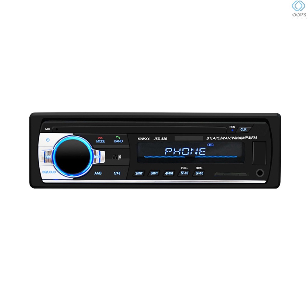 Máy Nghe Nhạc MP3 Màn Hình LCD 2.0V Cho Xe Hơi Cổng USB/SD/MMC/MP3/WMA/FM