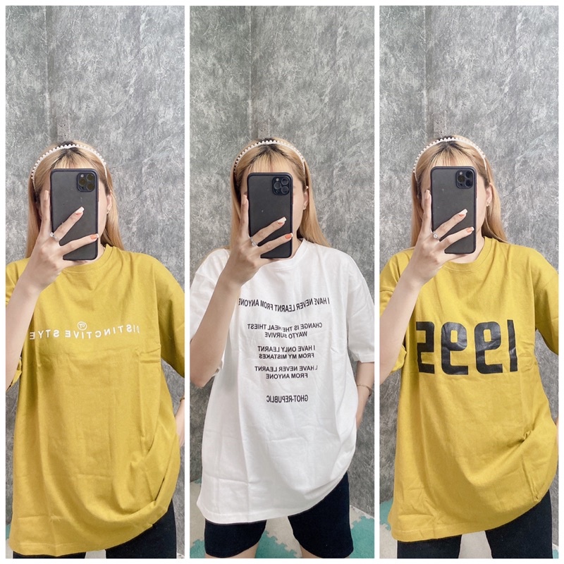 Áo thun 3158 chất dày mẫu 001 AnGi Home