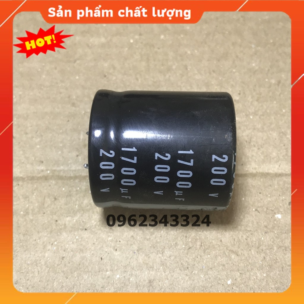 Tụ hóa tụ phân cực, tụ sừng 1700uF 200V tháo máy