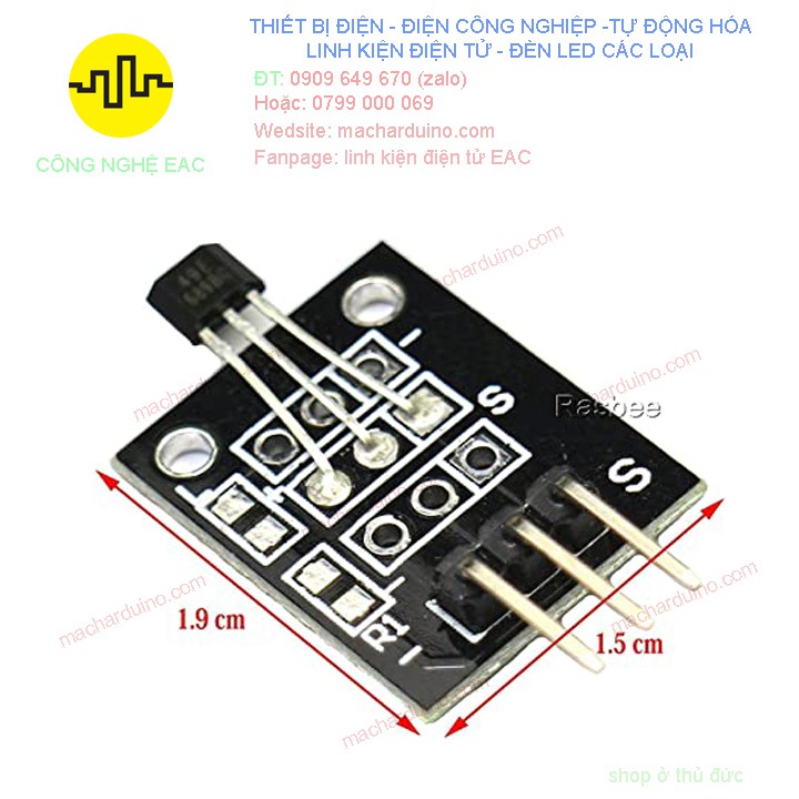 Module Cảm Biến Từ Trường Hall KY-035 [MS-93]