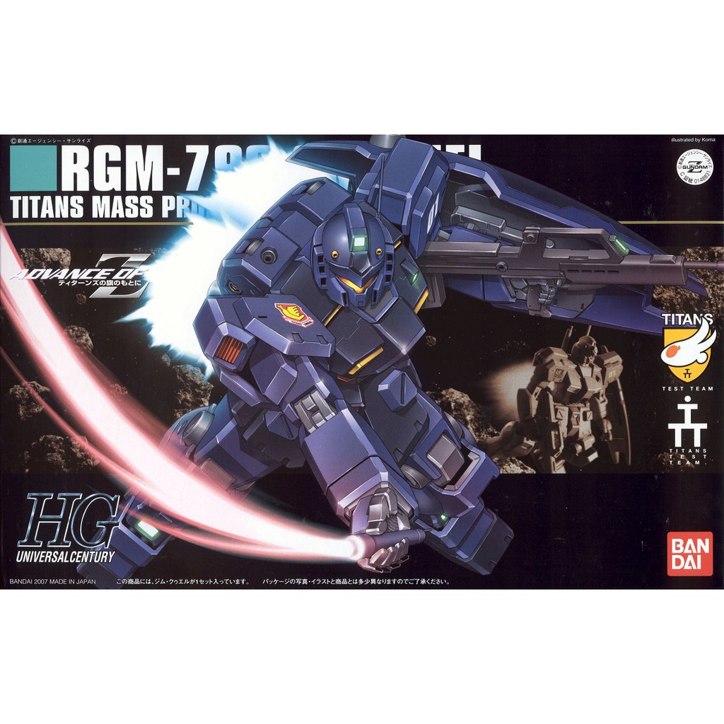 Mô Hình Gundam HG GM Quel Bandai 1/144 HGUC UC Đồ Chơi Lắp Ráp Anime Nhật