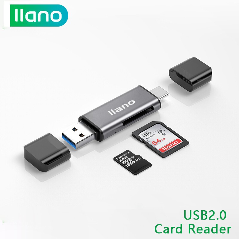 Đầu đọc thẻ llano 4 trong 1 cổng cắm USB