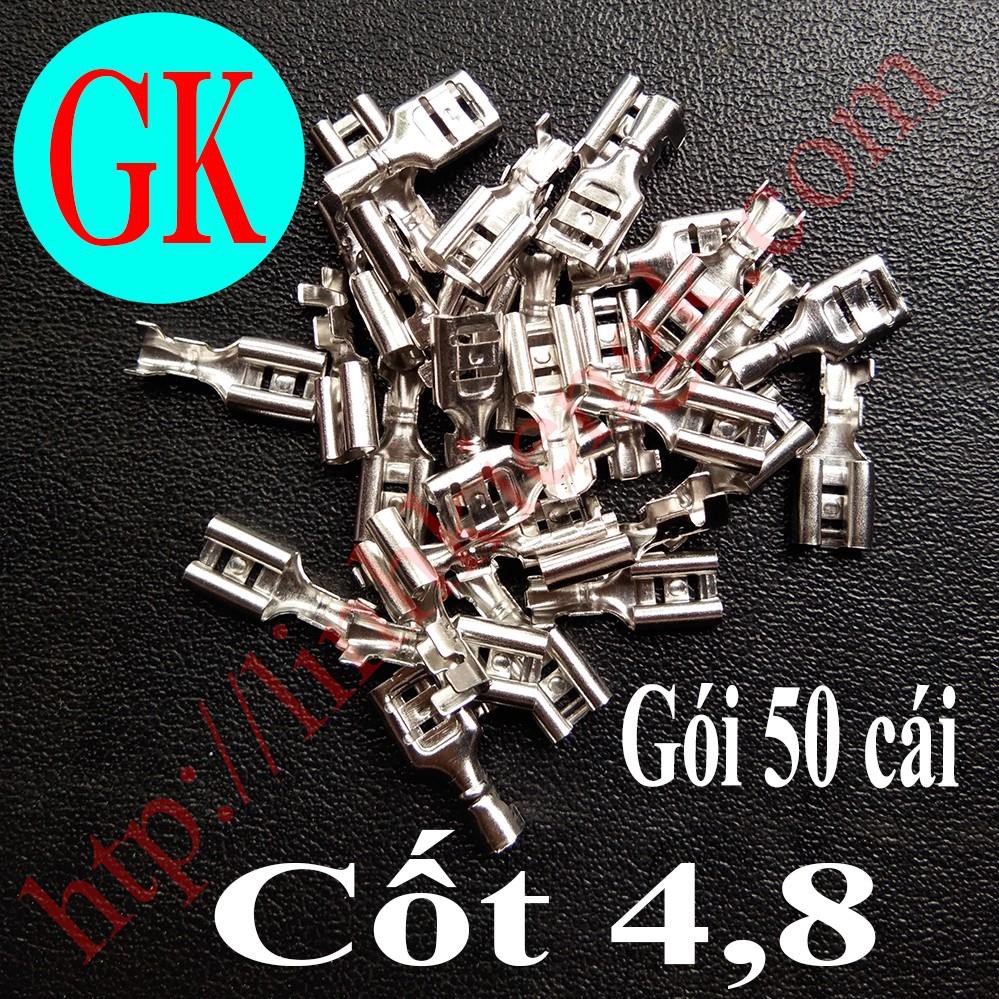 (50 cái) Đầu cốt điện 4,8 [K-03-09]