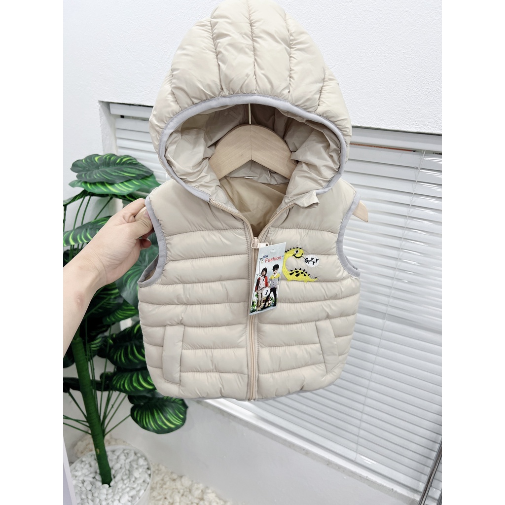 Áo Gile Phao Cho Bé Trai Và Bé Gái