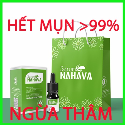 HẾT MỤN > 99% SERUM MỤN NAHAVA HẾT MỤN, DA TRẮNG SÁNG