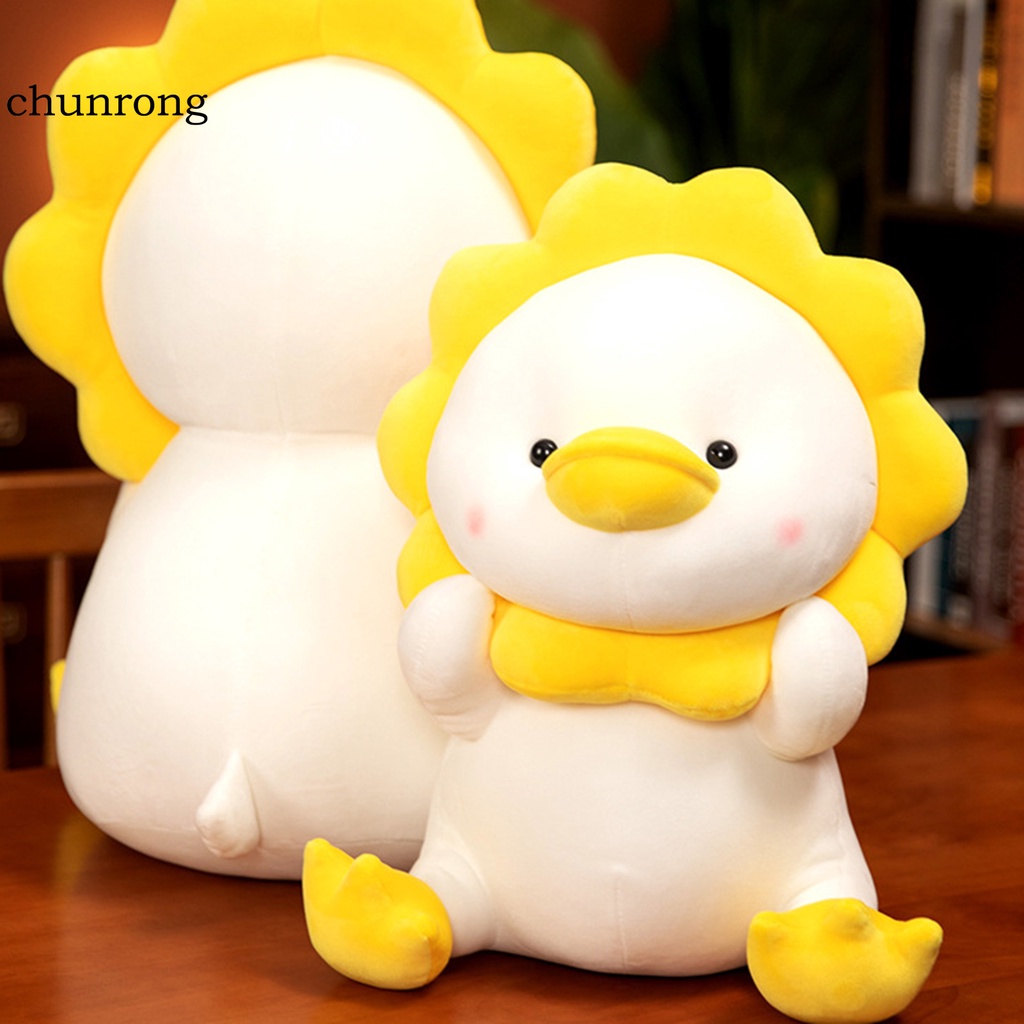 Thú nhồi bông hình vịt mặt trời đáng yêu