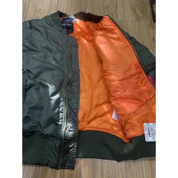 Áo bomber pilot nam lót cam hàng order quảng châu loại đẹp