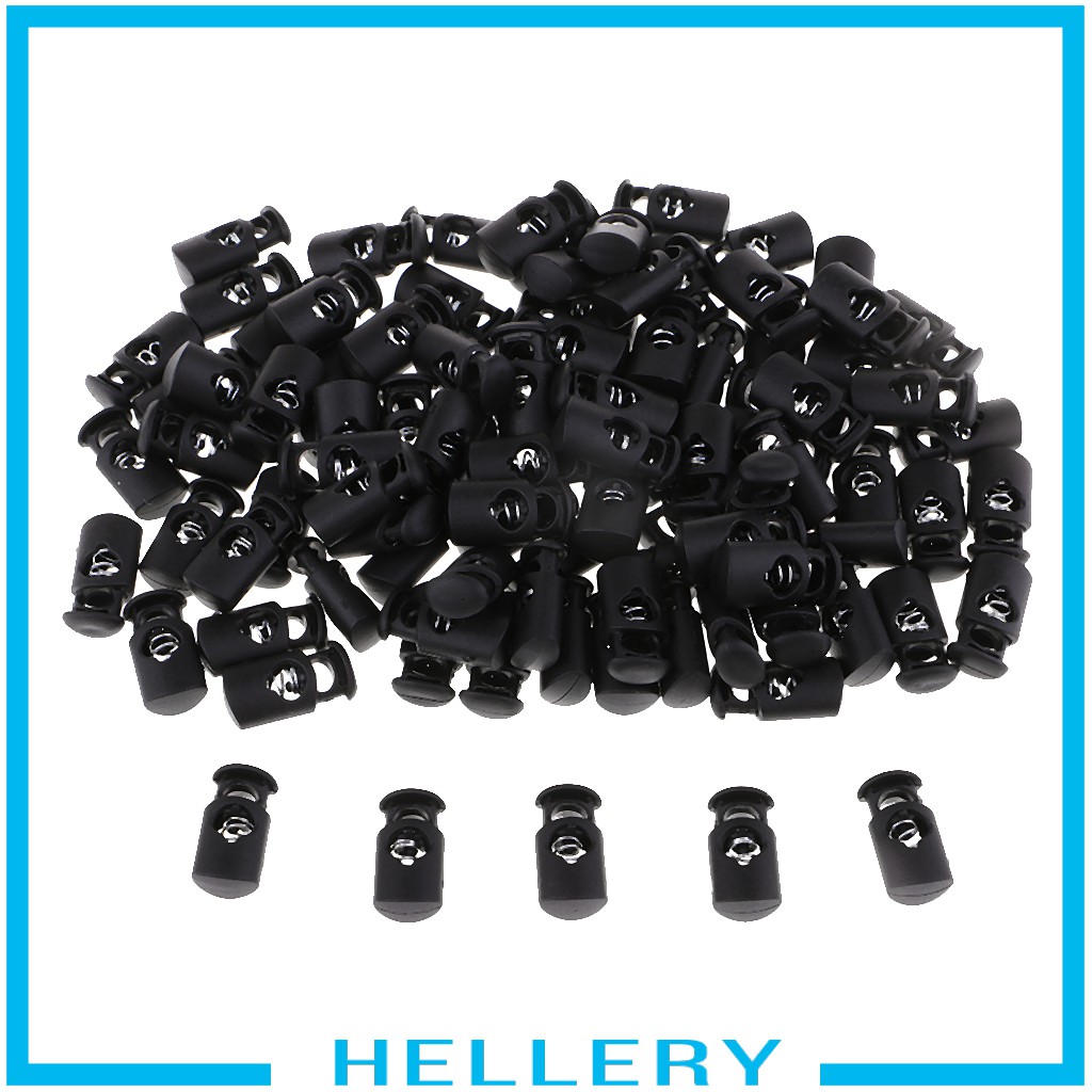 Set 100 Khóa Dây Cáp Một Lỗ Màu Đen Tiện Dụng