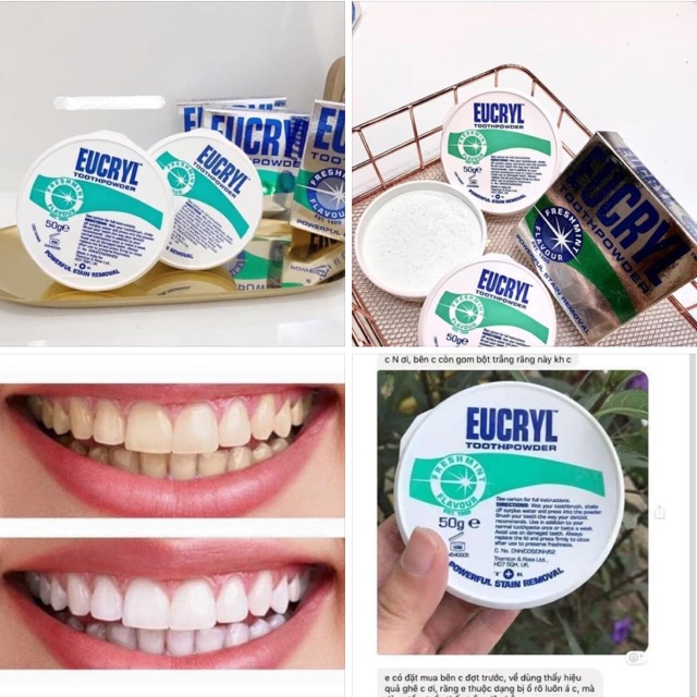 Bột trắng răng eu.crly 60-70