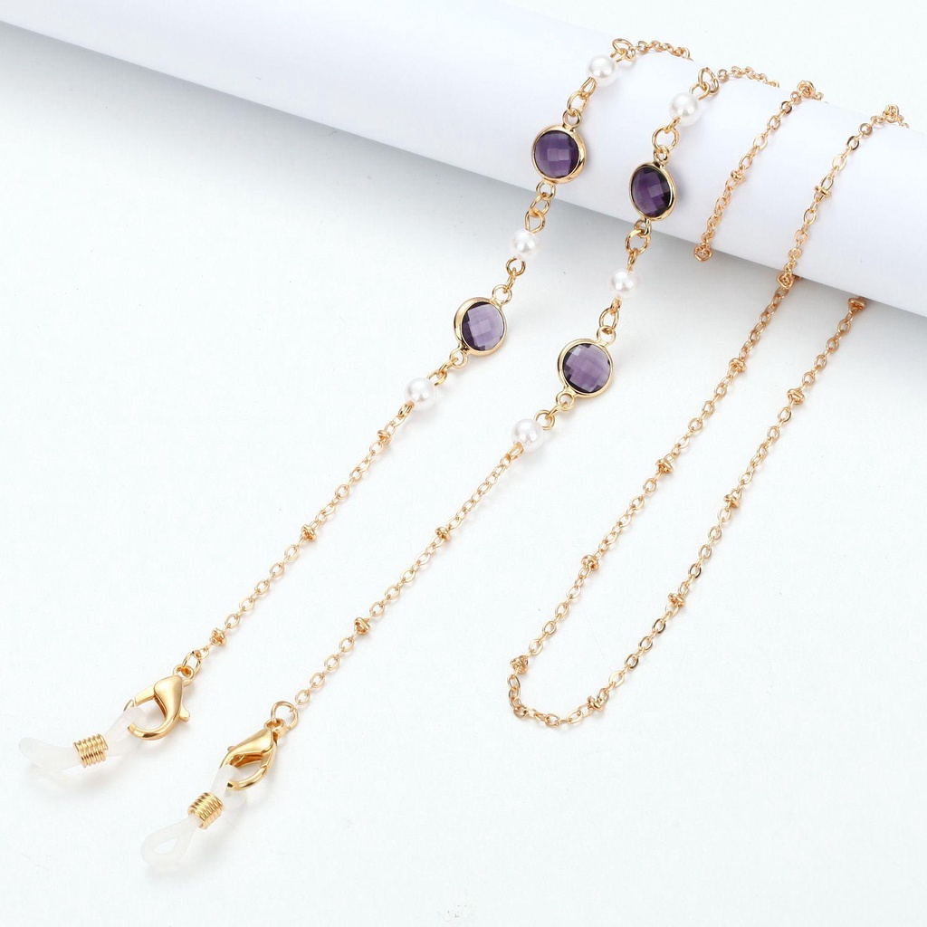 ESPO Dây Chuỗi Hạt Pha Lê Đeo Mắt Kính Giá Đỡ